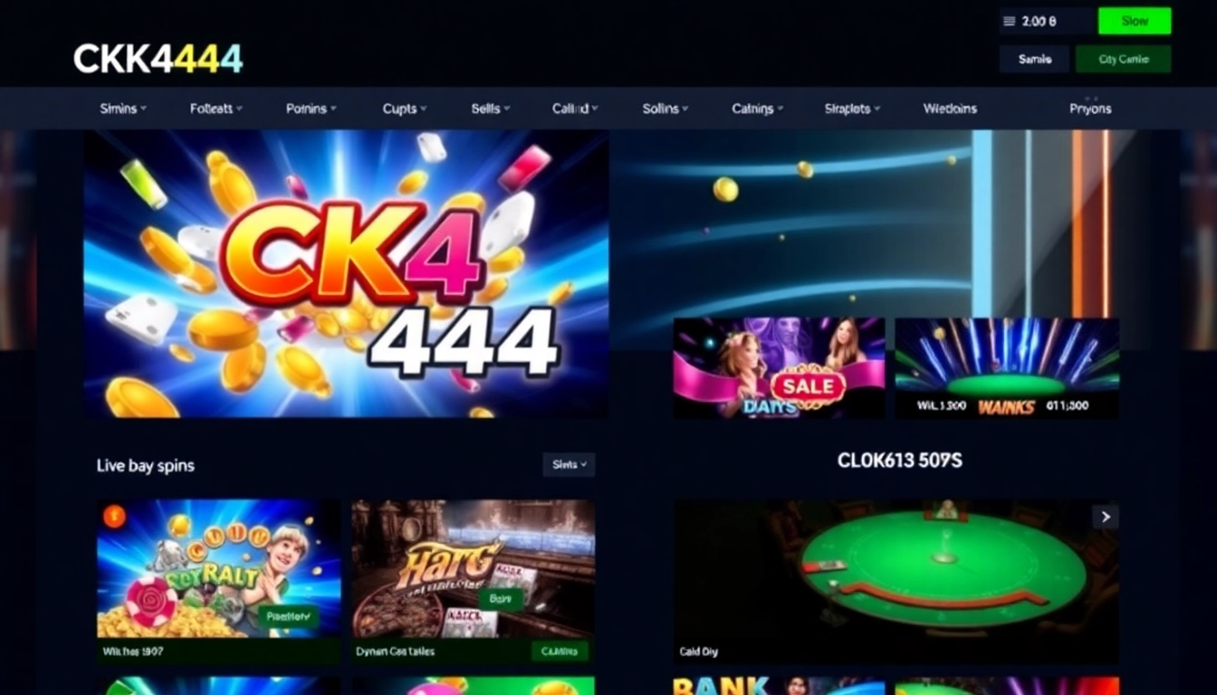 Elevate Your Gaming Experience with CK4444: Top Features and Offerings