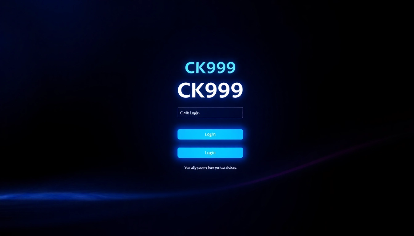 Master the CK999 login Process: Secure Access to Your Gaming Account Effortlessly