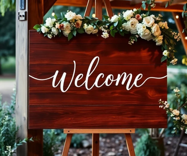 Stylish Wedding Welcome Sign Ideas to Brighten Your Wedding Entrance